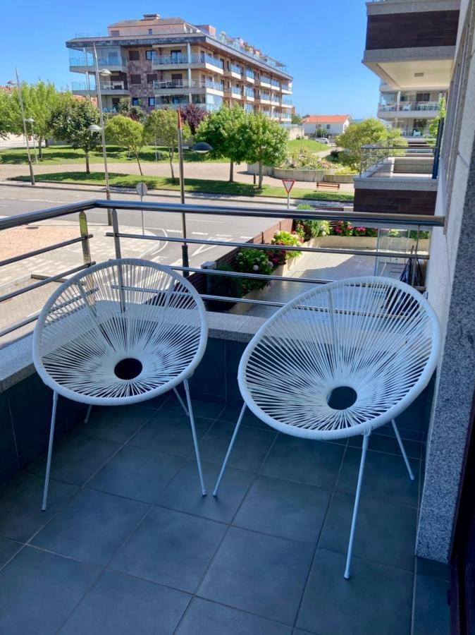 Acogedor Apartamento Con Terraza En Portonovo Buitenkant foto