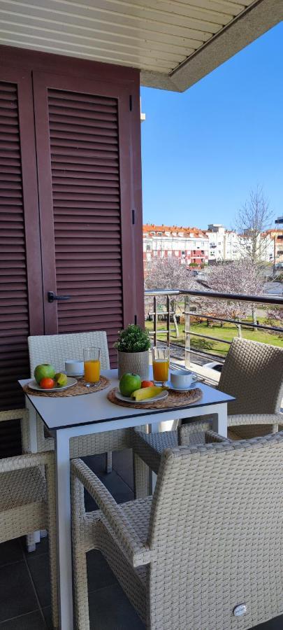 Acogedor Apartamento Con Terraza En Portonovo Buitenkant foto